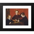 thumbnail image 2 of John Edgar Williams 18x15 Black Modern Framed Museum Art Print Titled - The Young Microscopists (1867), 2 of 5