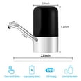 thumbnail image 3 of BLUELK Water Pump Dispenser,  Portable Electric Water Pump for Universal 3, 4, and 5 Gallon with USB Electric Charging for Home, Camping Office, 3 of 10