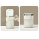 thumbnail image 5 of Juego de tarros de especias de vidrio premium con tapas herméticas tipo casete - Contenedores de almacenamiento de grado alimenticio de 380 ml para una cocina organizada y una gestión de, 5 of 7