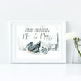 thumbnail image 3 of Koyal Wholesale Unframed Winter Snowy Woodland Forest Watercolor Party Sign, Please Leave Your Wishes New Mr. & Mrs., 3 of 4
