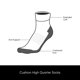 thumbnail image 3 of Calcetines Calvin Klein High Quarter para hombre de 7 a 12 años, color negro, paquete de 12, 3 of 7