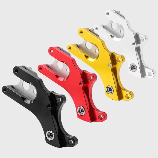 Kit Adaptateur Frein à Disque Vélo Route – Alliage Alu/Inox, Convertit V-Brake En Disque – Noir, Rouge, Or Ou Argent