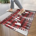thumbnail image 4 of Red Christmas Pattern Door Rugs,Washable Non Slip Door Mats Indoor,Decorative Door Mats,Entry Mat Indoor for Entrance,Bedroom,Kitchen,Bathroom,17"x30", 4 of 6