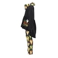 thumbnail image 3 of Girls Halloween Boo Crew Ghost 3pc Legging Set (9Y, Black), 3 of 5