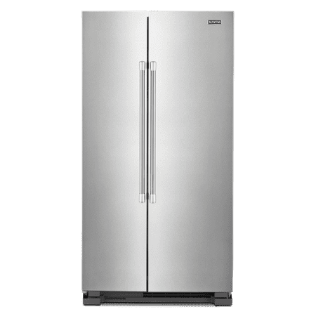 Maytag Mss25n4mk 36" Wide 24.9 Cu. Ft. Side By Side Refrigerator - Stainless Steel