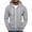 07Gray, variant on Dwelliawo Zip Up Hoodie Men Full Zip Casual Hooded Sweatshirts Drawstring Fleece Hoodie Baggy Long Sleeve Jacket Gray Pullover Sweatshirts with Pockets 2XL