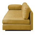 thumbnail image 3 of ACME Radia Sofa with Pillow in Yellow Turmeric Top Grain Leather, 3 of 6