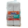 Hefty Super Weight Large Sandwich Hinged Lid Containers - Pack of 125 (5.75x5.625x3 Inches)