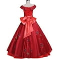 thumbnail image 3 of Princess Elena Elegant Red Women's Dress, 3 of 5