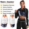 thumbnail image 2 of Women's Sauna Suit Abdomen Sweating Yoga Wear Large Size Plastic Waist Corset Waist Slimming Corset Sauna Suit Set, 2 of 8