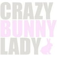 thumbnail image 3 of CafePress - CRAZY BUNNY LADY Women's Dark Pajamas - Women's Short Sleeve Print T-Shirt and Pants Dark Cotton Pajama Set, 3 of 7