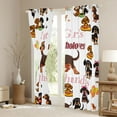 thumbnail image 3 of Castle Fairy Cute Dachshund Dogs Curtains Pack of 2 (42x84 Each) for Teens Boys Girls,Cartoon Animal Curtains Blackout,Kawaii Pets Bedroom Curtains,Breathable Home Decor, 3 of 6