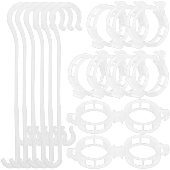 QIFULL 200 Pcs Tomato Roller Clips with Plastic Material Improve Plant Growth Quality for Farmers