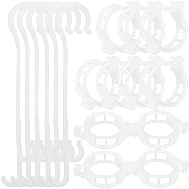 200 Pcs Plant Support Clips with Plant Support Hooks Garden Support Clips Tomato Vegetables Plants Trellis Clips