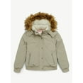 thumbnail image 4 of Justice Girl's Velvet Puffer Bomber, Sizes XS - XL, 4 of 5