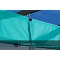 thumbnail image 3 of Luckyberry 10' X 12' Outdoor Retractable Pergola with Sun Shade Canopy Patio Metal Shelter for Garden Porch Beach Pavilion Grill Gazebo Modern Yard Grape Trellis Pergola, Turquoise Blue, 3 of 6