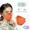 WFJCJPAF 100 PCS Adult Outdoor Mask Droplet And Haze Prevention Disposable Non Woven Face Mask