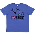 thumbnail image 3 of Inktastic Choir Singer Music I Love Singing Youth T-Shirt, 3 of 5