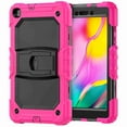 thumbnail image 6 of Dteck Galaxy Tab A 8.0 2019 Case T290 T295, Rugged Heavy Duty Shockproof Kickstand Protective Cover for Galaxy Tab A 8.0 Inch 2019 Without S Pen Model SM-T290 (Wi-Fi) SM-T295 (LTE), Rose, 6 of 9