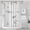 White, variant on 72x72in Waterproof Shower Curtain with Weighted Hem, Mold-Resistant Fabric Bathroom Curtain with Metal Grommets and Hooks, Liquid & Marble Print