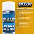 thumbnail image 2 of Nitro Lubricants Off-Road Chain Lube – Thick Foam, 12oz – Made in USA (2-Pack), 2 of 9