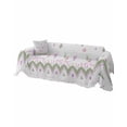 thumbnail image 2 of Botanical Boho Sofa Covers for 3 Cushion,Washable Couch Cover for Sectional Sofa Slipcovers with Tassel,Geometric Floral Southwestern Stripe Aztec Grey Loveseat Cover Futon Cover Throw Blanket 71x118, 2 of 8