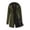 Army Green, variant on Women's Cotton Jackets with Zipper Pocket Parka Outwear Waterproof Windproof Outdoors Long Sleeved Hooded Jacket