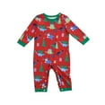 thumbnail image 1 of ZAXARRA Family Matching Pajamas Set Christmas Theme Print Tops Pants Sleepwear, 1 of 10