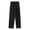 Black, variant on Fozruso Girls Drawstring Sweatpants Girls Wide Leg Pants Pants Ice Silk Overalls Summer Pants Sizes 4-5 Years