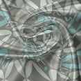 thumbnail image 5 of Ambesonne Grey and Blue Window Valance, Retro Circles, 54" X 12", Grey Pale Blue Pale Grey, 5 of 5