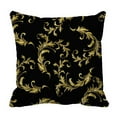 thumbnail image 1 of ABPHQTO Baroque Gold Scrolls Black Funda de almohada Funda de almohada Protector de almohada Cama 40x40 cm, 1 of 1