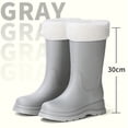 thumbnail image 2 of AUXDIQ Wellington Boots Women Mid-calf Wellies Waterproof Rain Boots Outdoor Garden Shoes, 2 of 6