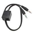 thumbnail image 2 of Cable adaptador portátil Hugo 4P4C hembra a doble macho 3,5 mm, 2 of 8