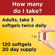 كبسولات هلامية كاملة من Nature Made CholestOff لدعم صحة القلب، 120 كبسولة