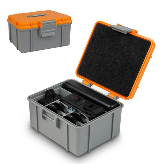 For DJI Osmo Action 5 Pro / 4 / 3 PULUZ Waterproof Hard Carrying Suitcase Outdoor Protective Box