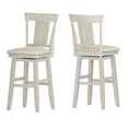 thumbnail image 5 of Weston Home Sheena Bar Stool with Swivel, Antique White, 5 of 5