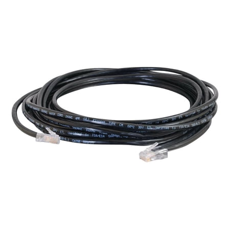 C2G Cat5e Non-Booted Unshielded (UTP) Network Patch Cable - Patch cable - RJ-45 (M) to RJ-45 (M) - 4.6 m - UTP - CAT 5e - stranded - black price history on PriceWatchPro