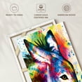 thumbnail image 6 of Elephant Stock Abstract Donkey Wall Art - Vertical Canvas Wall Art - Living Room Wall Decor - Animal Canvas - Beige And Brown Decor - 26" x 39", 6 of 8