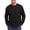 Black, variant on GENTS BLISS Crew Neck Men Sweatshirts Fleece Long Sleeve Shirts for Men Casual Pullover Sweatshirts for Men