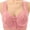 A-Pink32, variant on Daisy Bras For Older Women Front Closure Soft Comfortable Wireless Bra Supportive Seamless Everyday Wear Bralette