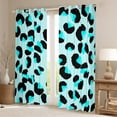 thumbnail image 2 of YST Blue Leopard Print Curtains Cheetah Print Curtains & Drapes, Wild Animal Blackout Curtains Safari Bedroom Curtains, Modern Abstract Art Window Treatments, 2 of 6