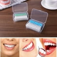 thumbnail image 4 of 320pcs Double-ended Toothpick Soft Silicone Tooth Picks Floss Interdental Brush Stick Hygiene Tools (Green), 4 of 9