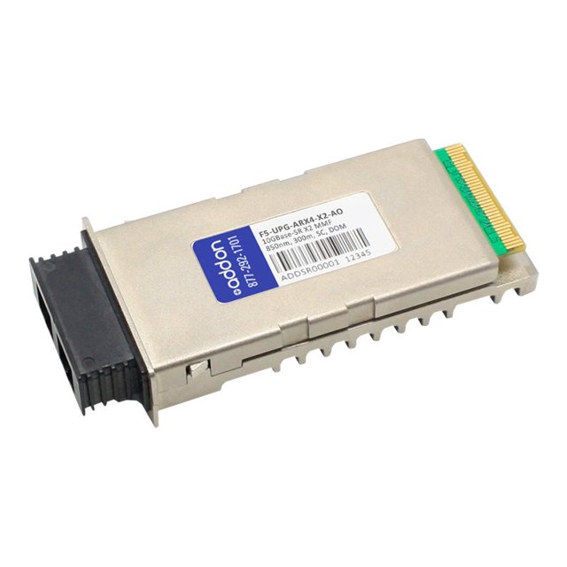 AddOn F5 F5-UPG-ARX4-X2 Compatible X2 Transceiver - module Transceiver X2 (Équivalent à: Réseaux F5 F5-UPG-ARX4-X2) - 10 GigE - 10GBase-SR - SC multi-mode - jusqu'à 984 Pi - 850 nm