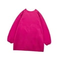 thumbnail image 3 of Delantal de manga larga para niños, para dibujar y pintar, impermeable, tallas S/M/L, opcional. 90-150cm, 3 of 7