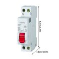 16A 1P+N Residual Current Circuits Breaker with Over Current and ...