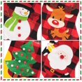 thumbnail image 3 of Bolsa de regalo con colgante de 4 Uds., modelo de muñeco de nieve para ancianos, modelo de alce, modelo de árbol de Navidad Ofspeizc DCF374, 3 of 7