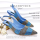 thumbnail image 1 of QSGFC-zapatos de tacón de alta calidad para mujer, bolso de diseño de moda italiana, Color negro y dorado, para fiesta de boda de Nigeria, 1 of 5