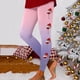 thumbnail image 1 of WILLBEST Leggings de Yoga Para Mujer, Con Estampado Navideño, Diseño de Bloques de Color, Suaves, Elásticos, de Cintura Alta, Para Correr y Gimnasio Grande, 1 of 3