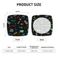 thumbnail image 6 of Lsque Gamepads Printed Square Couch Cushion Covers, Floral Sofa Cushion Covers Replacement, Stretch Couch Covers for Couch-16.9in, 6 of 9