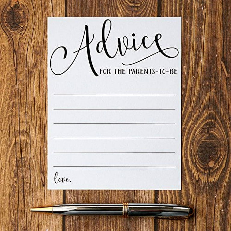 advice-for-the-parents-to-be-couples-baby-shower-advice-cards-size-5-5-x-4-25-inches-pack-of-40-walmart-com for Free Printable Advice Cards For Parents To Be Advice for the Parents to Be - Couples Baby Shower Advice Cards - Size 5.5 x 4.25 Inches - Pack of 40 - Walmart.com for Free Printable Advice Cards For Parents To Be